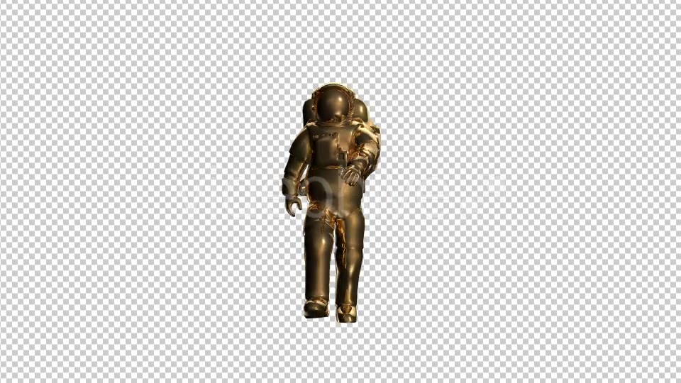 Golden Astronaut Videohive 20735075 Motion Graphics Image 5