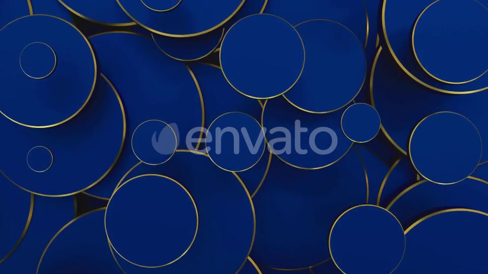 Golden Blue Circles Videohive 22721233 Motion Graphics Image 6