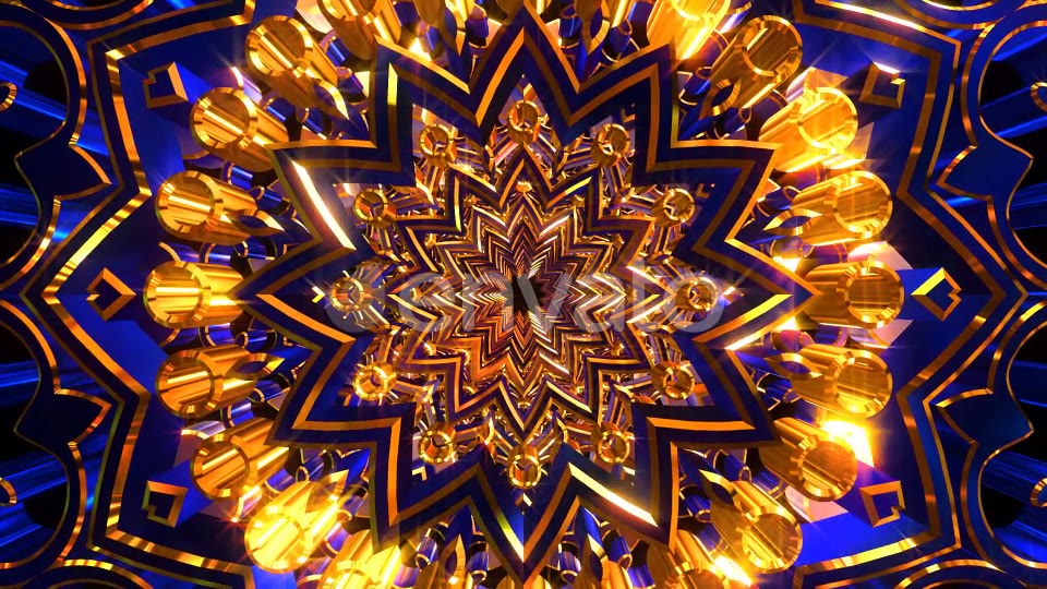 Golden Blue Ornament Videohive 22243818 Motion Graphics Image 4