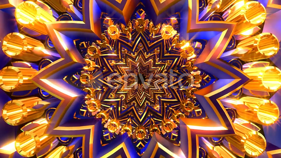Golden Blue Ornament Videohive 22243818 Motion Graphics Image 5