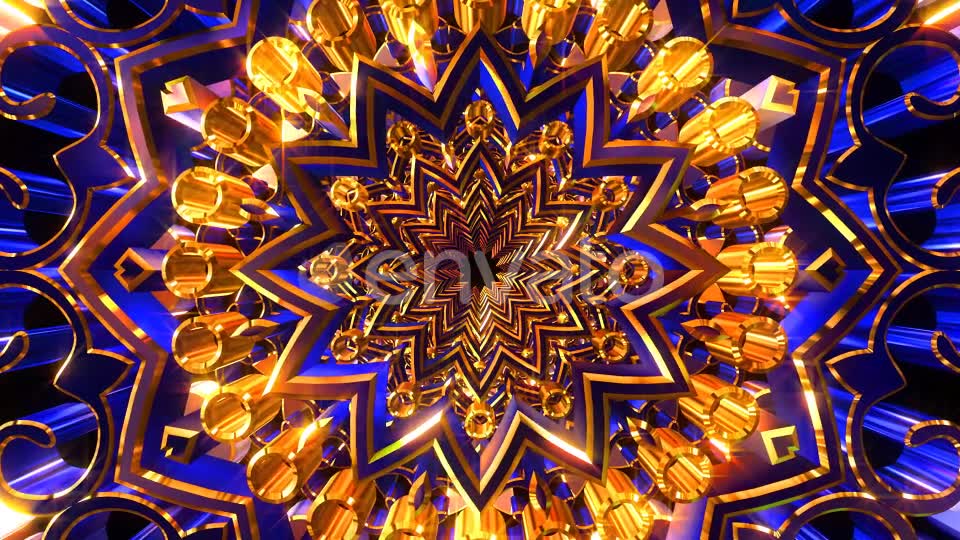 Golden Blue Ornament Videohive 22243818 Motion Graphics Image 7