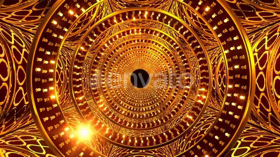 Golden Bulb Tunnel Videohive 23387250 Motion Graphics Image 10