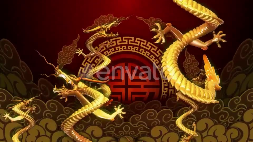 Golden Chinese Dragon Videohive 24757926 Motion Graphics Image 3