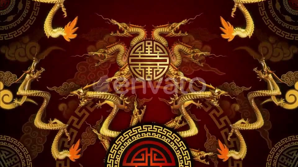 Golden Chinese Dragon Videohive 24757926 Motion Graphics Image 8