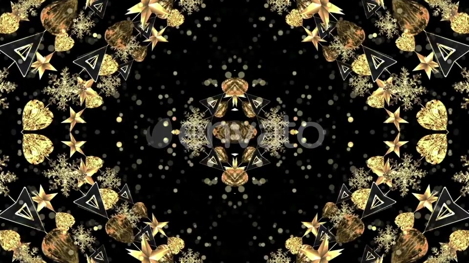 Golden Christmas Videohive 25243694 Motion Graphics Image 5