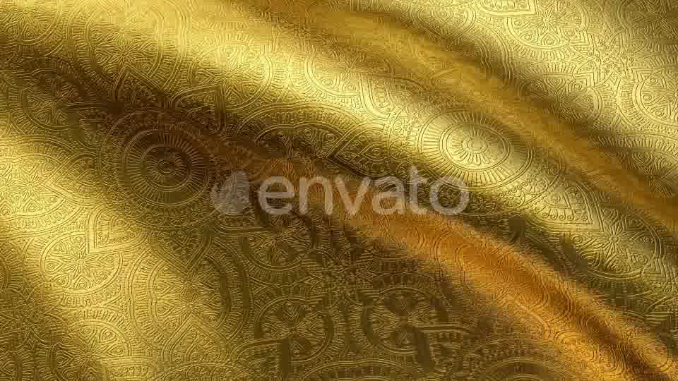 Golden Cloth Background 4K Videohive 23572758 Motion Graphics Image 10