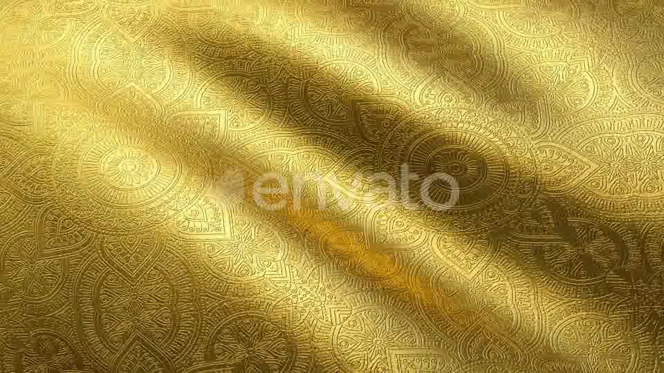 Golden Cloth Background 4K Videohive 23572758 Motion Graphics Image 11