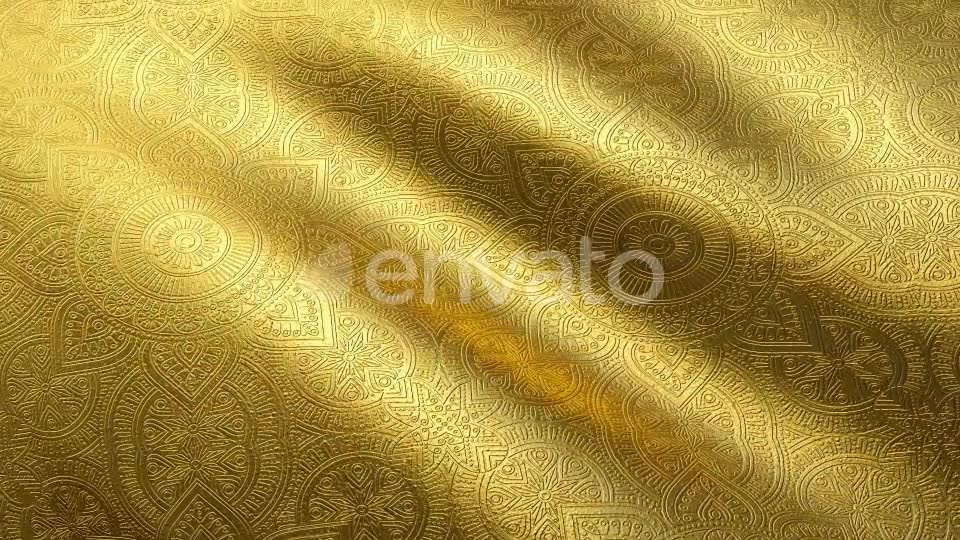 Golden Cloth Background 4K Videohive 23572758 Motion Graphics Image 2