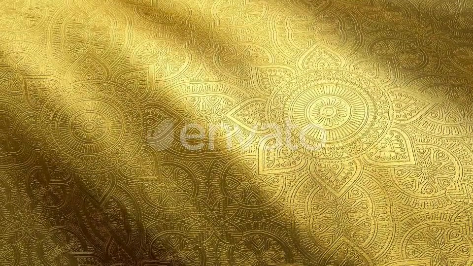 Golden Cloth Background 4K Videohive 23572758 Motion Graphics Image 3