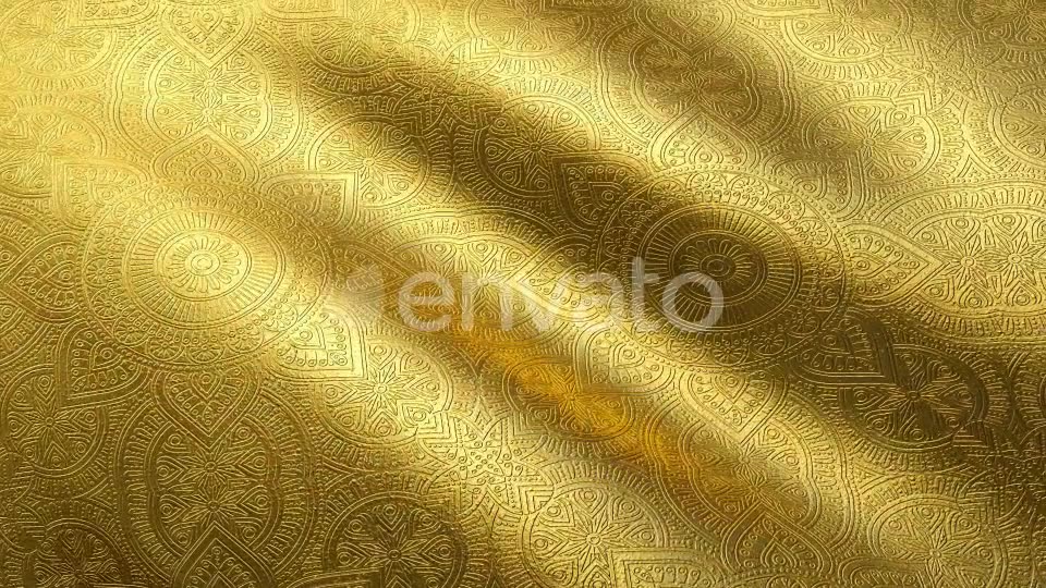 Golden Cloth Background 4K Videohive 23572758 Motion Graphics Image 5