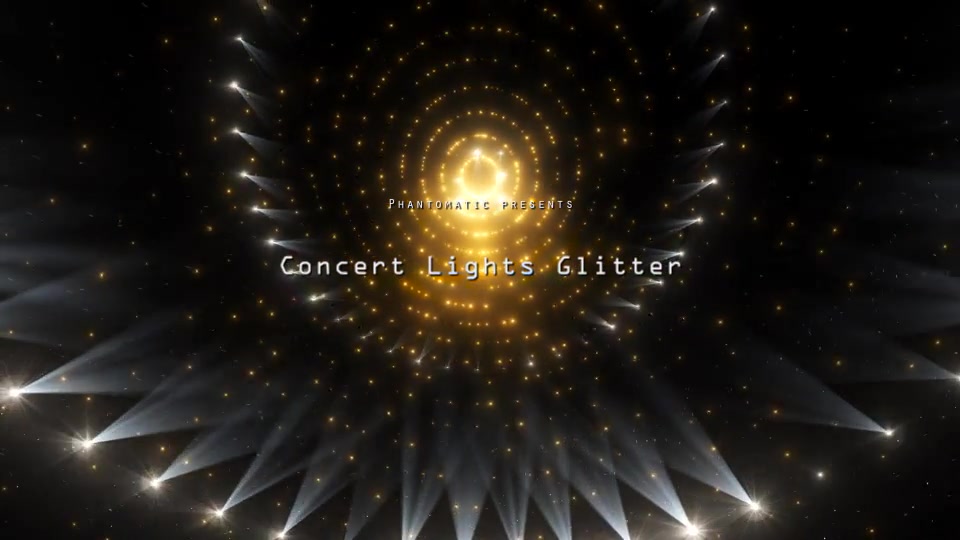 Golden Concert Lights Glitter 19 Videohive 15358969 Motion Graphics Image 3