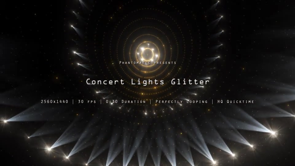 Golden Concert Lights Glitter 19 Videohive 15358969 Motion Graphics Image 4