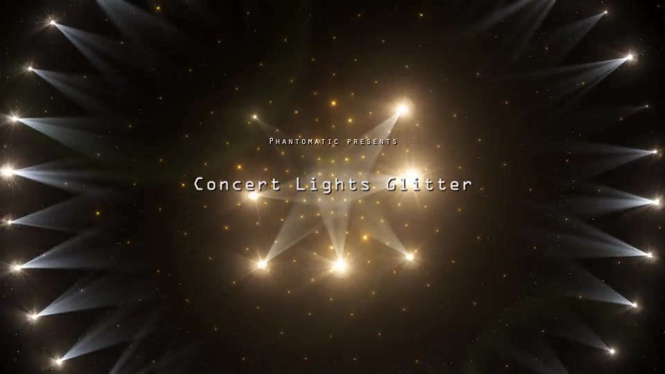 Golden Concert Lights Glitter 21 Videohive 15393100 Motion Graphics Image 3