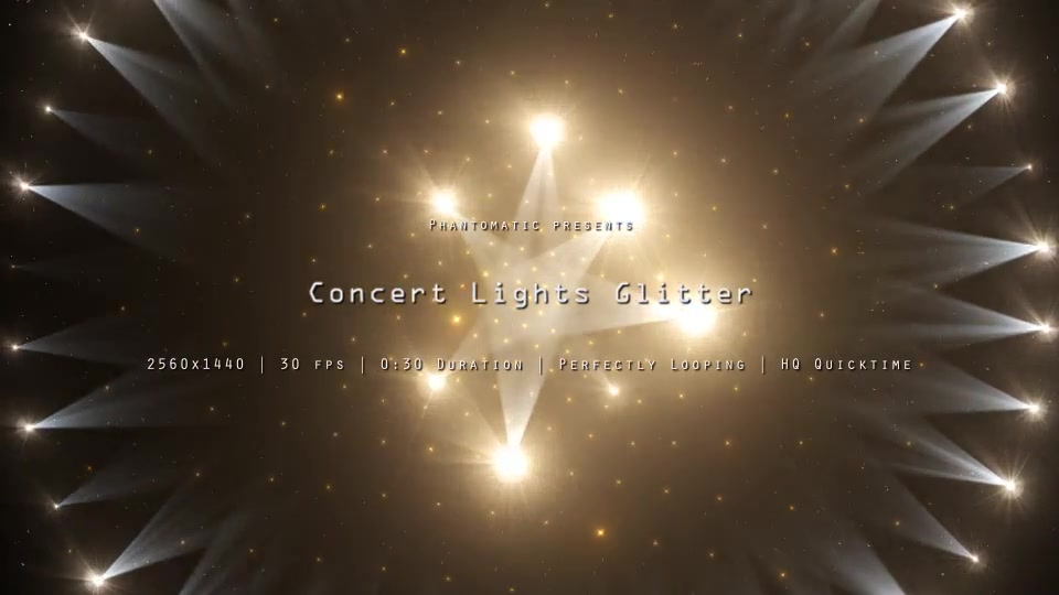 Golden Concert Lights Glitter 21 Videohive 15393100 Motion Graphics Image 4