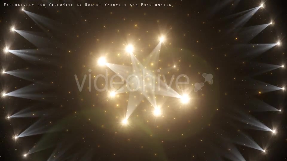 Golden Concert Lights Glitter 21 Videohive 15393100 Motion Graphics Image 6