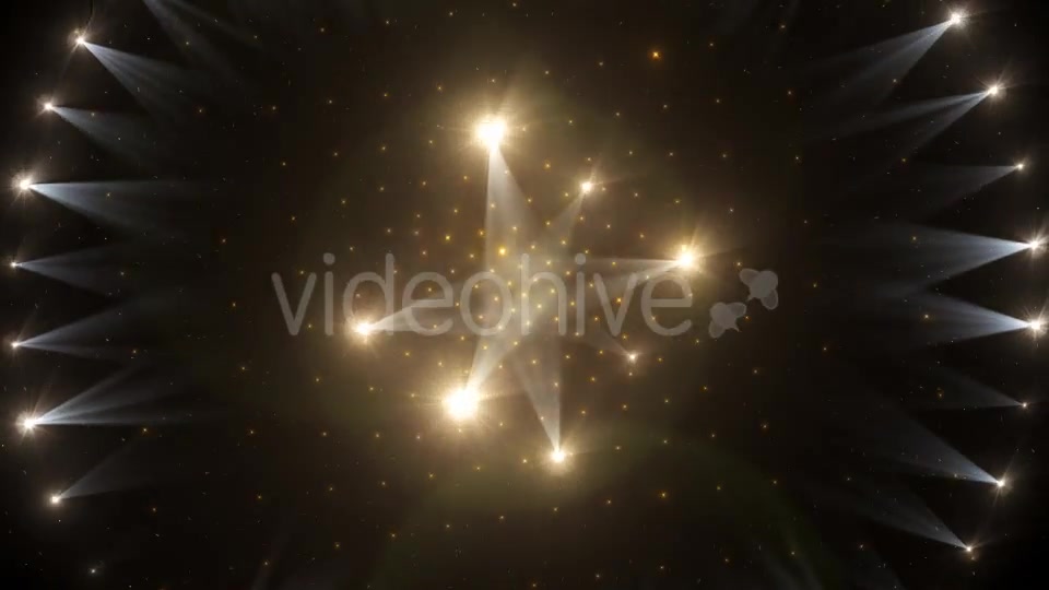 Golden Concert Lights Glitter 21 Videohive 15393100 Motion Graphics Image 7