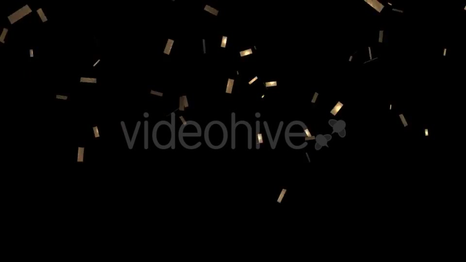 Golden Confetti Videohive 19891199 Motion Graphics Image 2