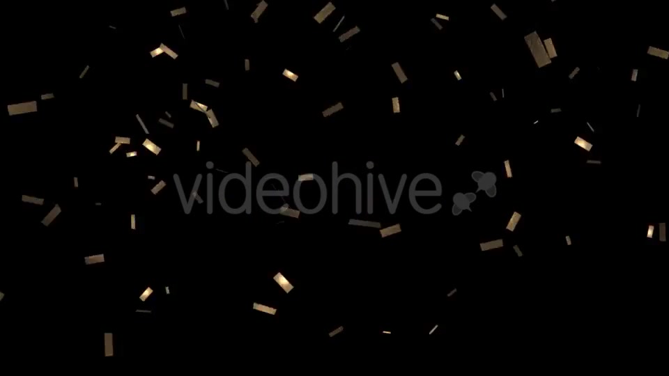 Golden Confetti Videohive 19891199 Motion Graphics Image 3