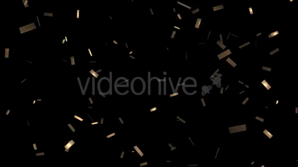 Golden Confetti Videohive 19891199 Motion Graphics Image 4