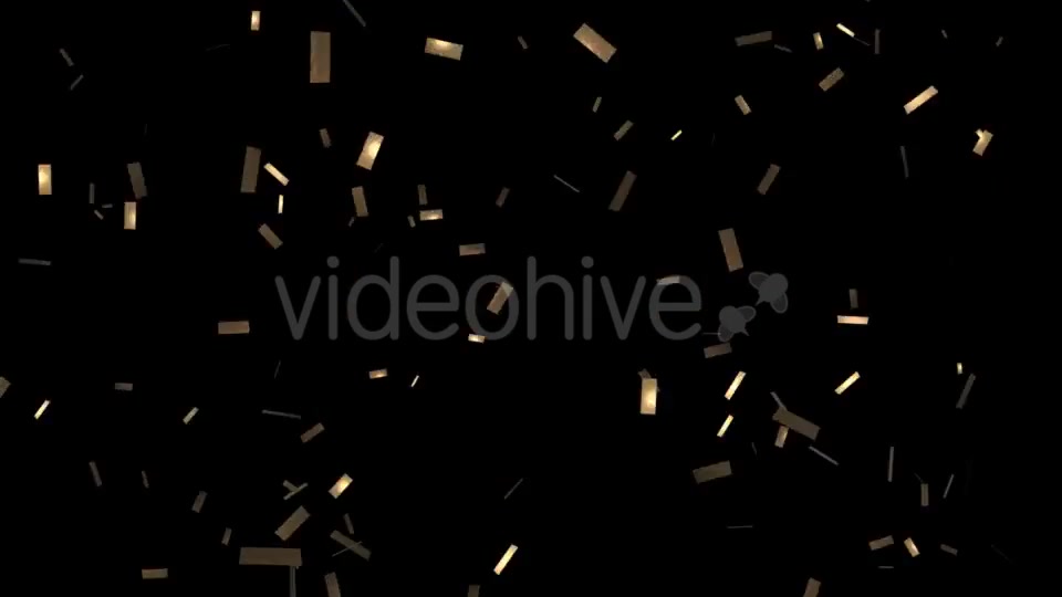 Golden Confetti Videohive 19891199 Motion Graphics Image 5