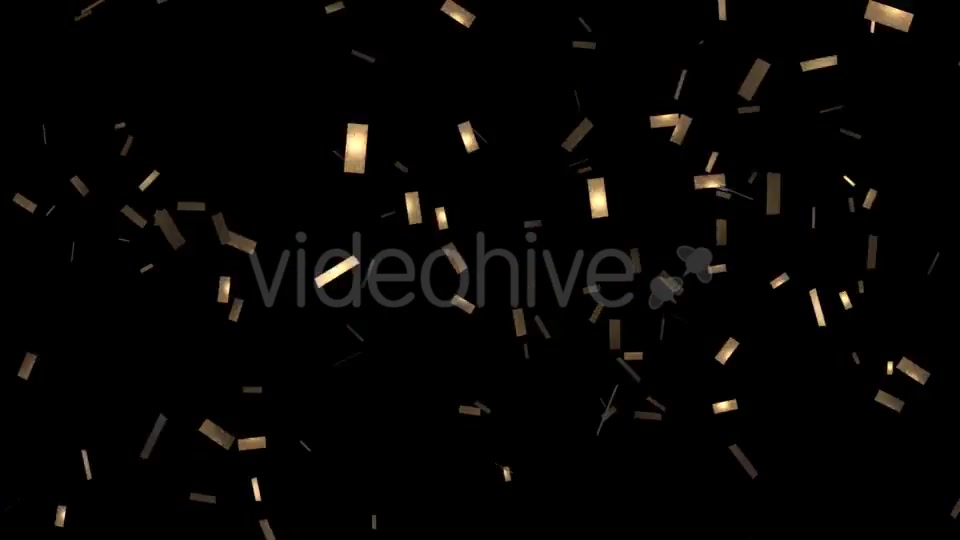 Golden Confetti Videohive 19891199 Motion Graphics Image 6