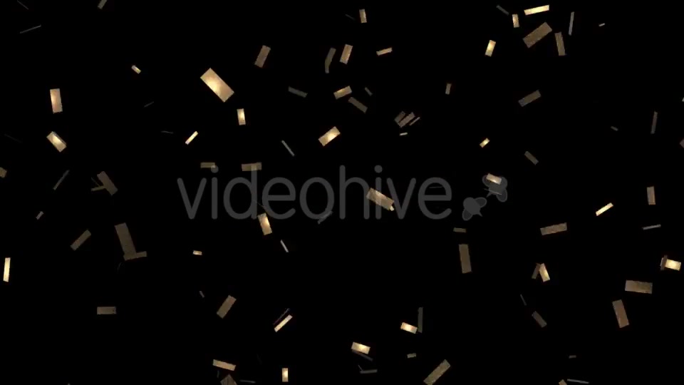 Golden Confetti Videohive 19891199 Motion Graphics Image 7