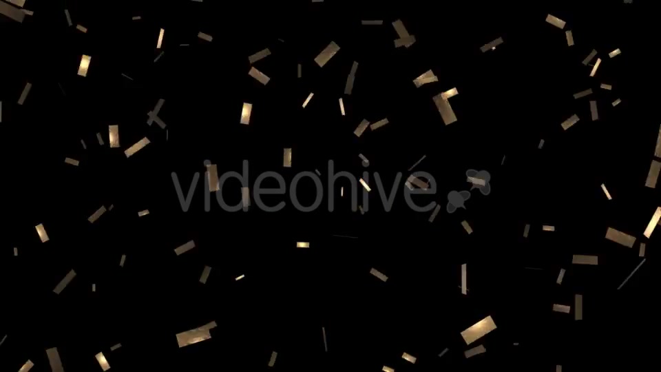 Golden Confetti Videohive 19891199 Motion Graphics Image 9