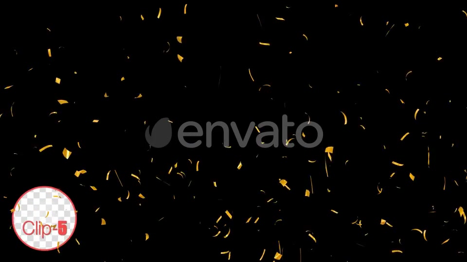 Golden Confetti Happy New Year Videohive 24793534 Motion Graphics Image 5