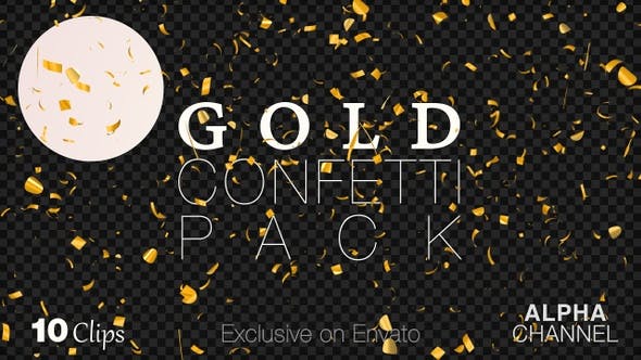 Golden Confetti Happy New Year - Download Videohive 24793534