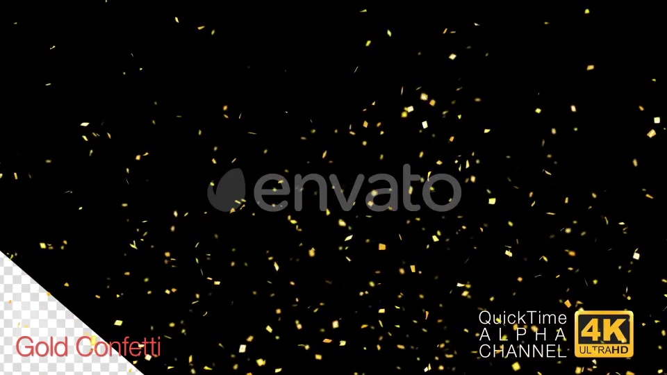 Golden Confetti Party Popper Explosions Videohive 24555585 Motion Graphics Image 5