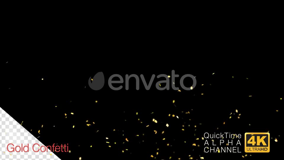 Golden Confetti Party Popper Explosions Videohive 24555585 Motion Graphics Image 7