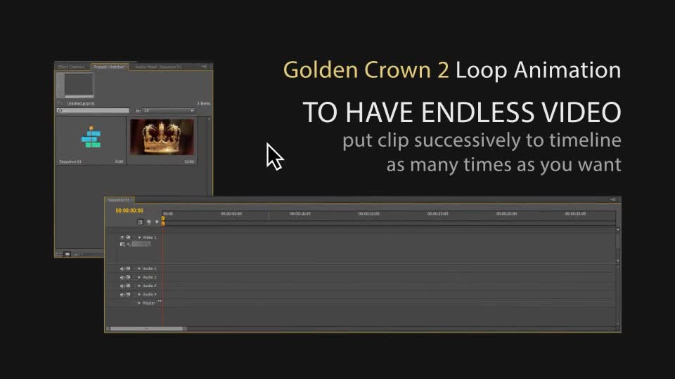 Golden Crown 2 Videohive 21964187 Motion Graphics Image 1