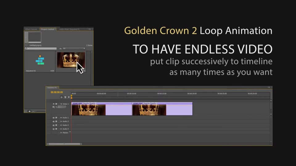 Golden Crown 2 Videohive 21964187 Motion Graphics Image 2
