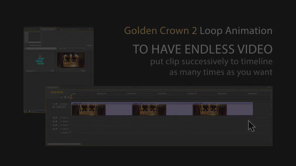 Golden Crown 2 Videohive 21964187 Motion Graphics Image 3