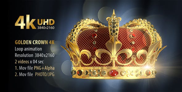 Golden Crown 4k - Download 19459627 Videohive