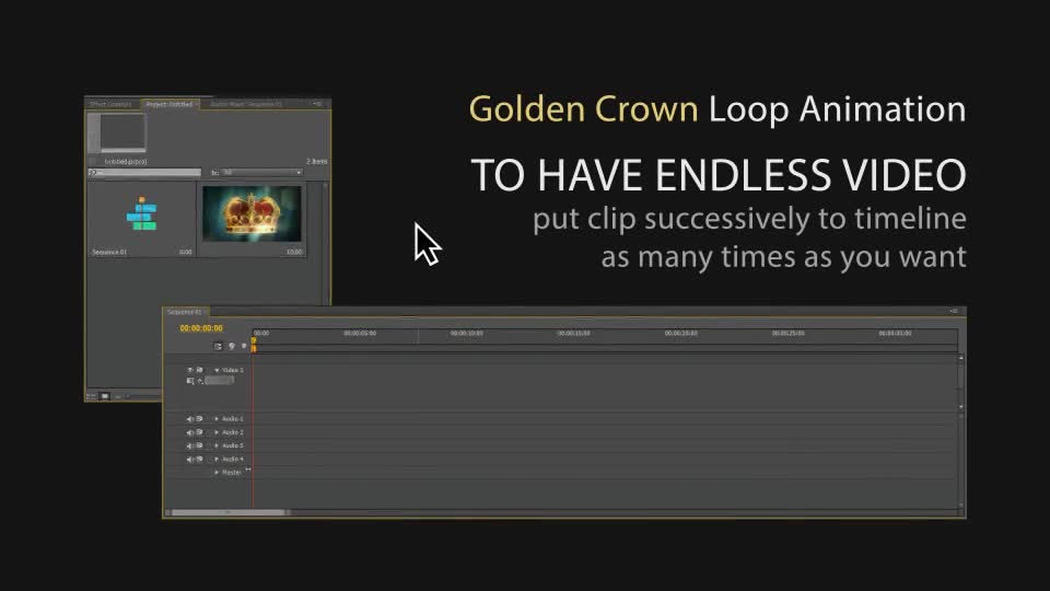 Golden Crown Videohive 19394975 Motion Graphics Image 1