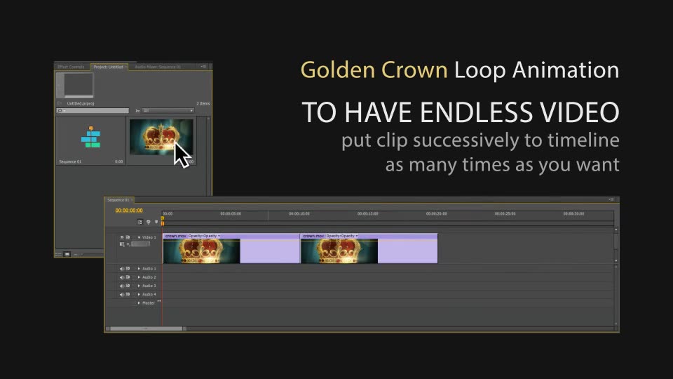 Golden Crown Videohive 19394975 Motion Graphics Image 2