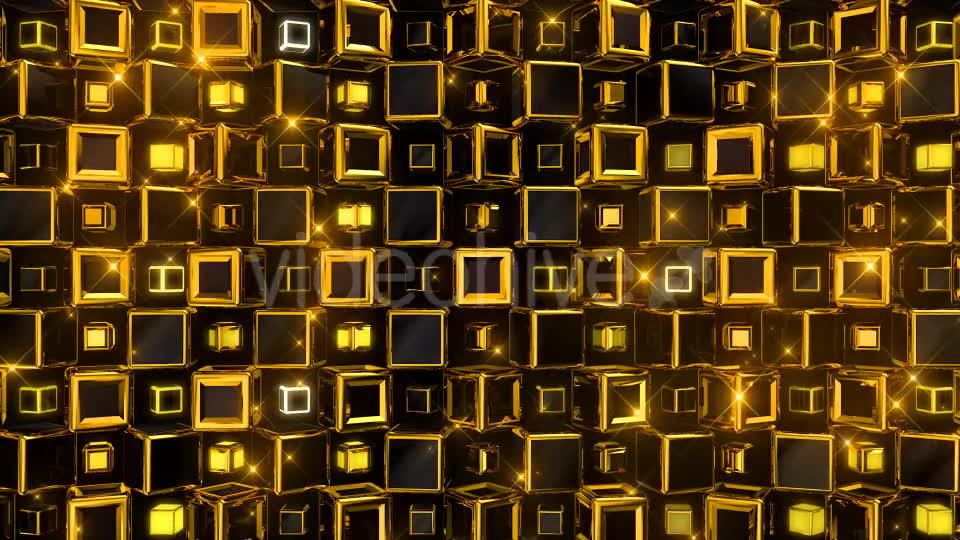 Golden Cubes Videohive 21349363 Motion Graphics Image 2