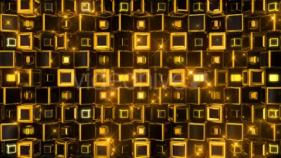 Golden Cubes Videohive 21349363 Motion Graphics Image 3