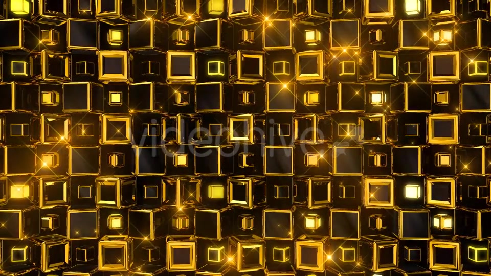 Golden Cubes Videohive 21349363 Motion Graphics Image 4
