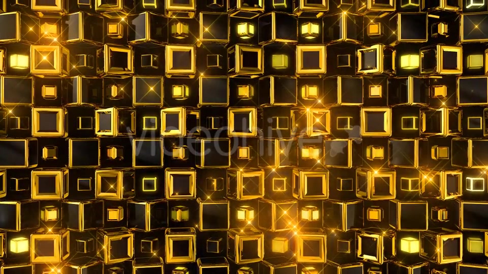 Golden Cubes Videohive 21349363 Motion Graphics Image 5