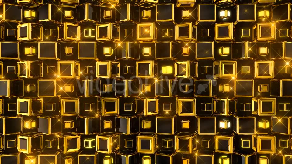 Golden Cubes Videohive 21349363 Motion Graphics Image 6
