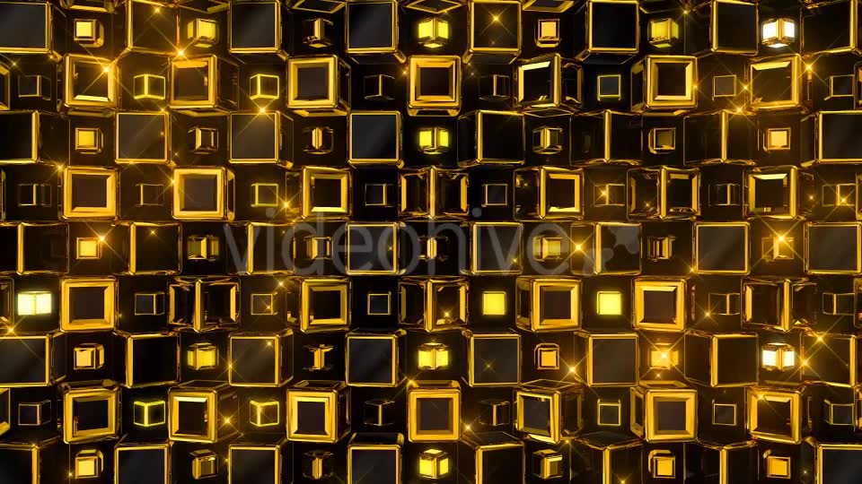 Golden Cubes Videohive 21349363 Motion Graphics Image 7