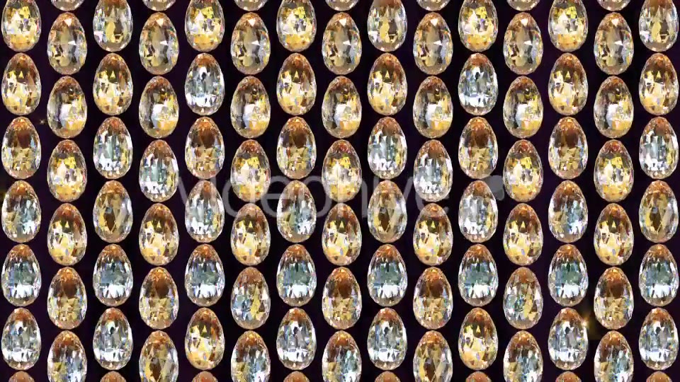 Golden Dimond Eggs Background Loop With Lights Videohive 19736295 Motion Graphics Image 4