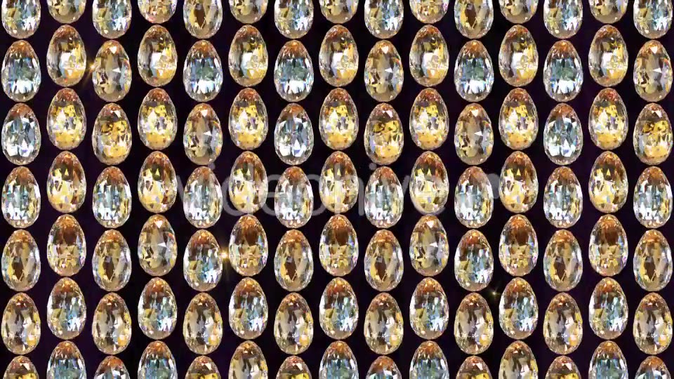 Golden Dimond Eggs Background Loop With Lights Videohive 19736295 Motion Graphics Image 5