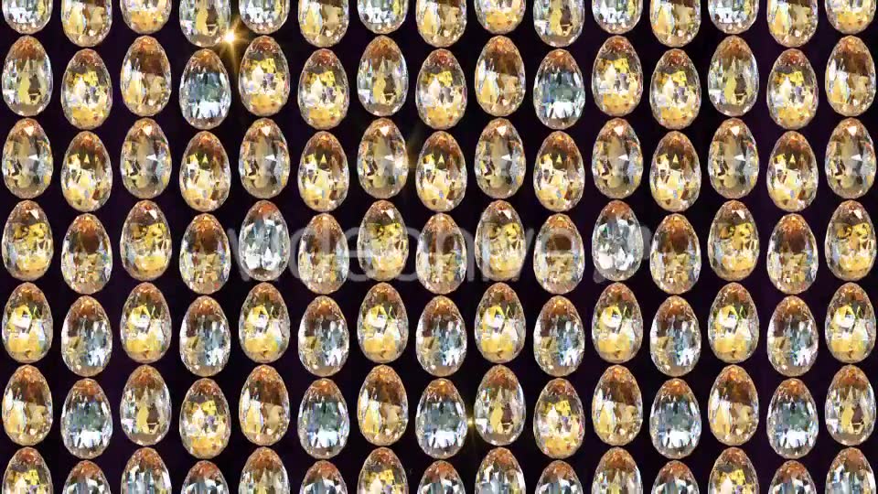 Golden Dimond Eggs Background Loop With Lights Videohive 19736295 Motion Graphics Image 6