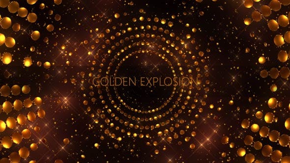 Golden Explosion - Videohive Download 17782051
