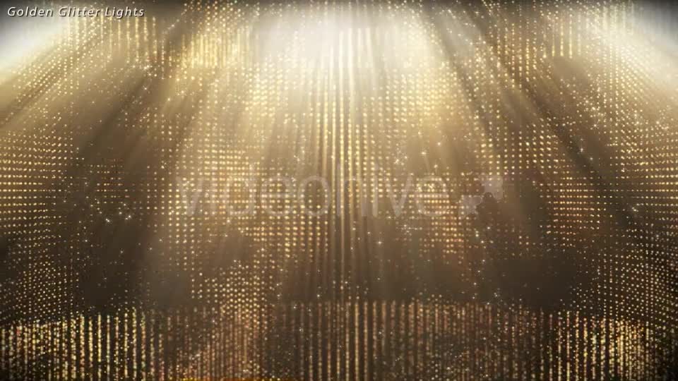 Golden Glitter Lights Videohive 10502106 Motion Graphics Image 1