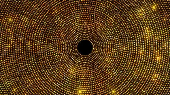 Golden Glittering Circles 2 - Videohive Download 22031440