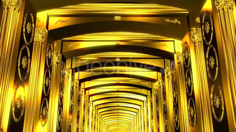 Golden Hallway Videohive 18409380 Motion Graphics Image 5